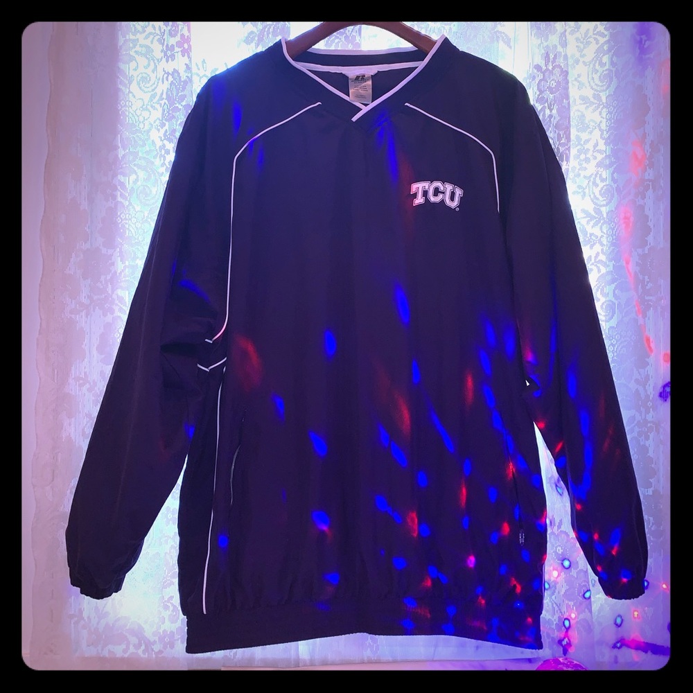 TCU Embroidered Windbreaker